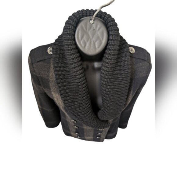 Burberry Brit Wool Blend Pea Coat - Size: US 4 - Picture 3 of 15